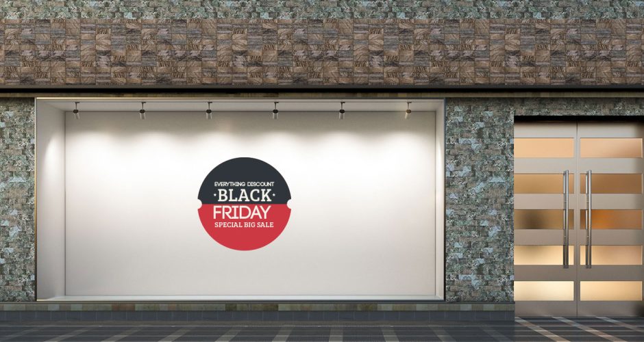 Black Friday - Black Friday σε δίχρωμο κύκλο