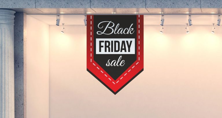Black Friday - Black Friday Σημαία – Αυτοκόλλητο Βιτρίνας — εικόνα 1 από 4 Black Friday - Black Friday Σημαία – Αυτοκόλλητο Βιτρίνας — εικόνα 1 από 4