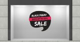 Black Friday - Black Friday Σύννεφο – Αυτοκόλλητο Βιτρίνας — εικόνα 3 από 4
