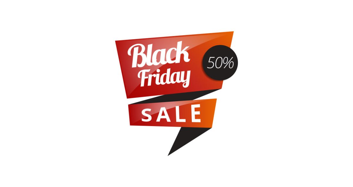 Αυτοκόλλητο Βιτρίνας Καταστημάτων - Black Friday Κορδέλα Με Ποσοστό — εικόνα 5 από 5