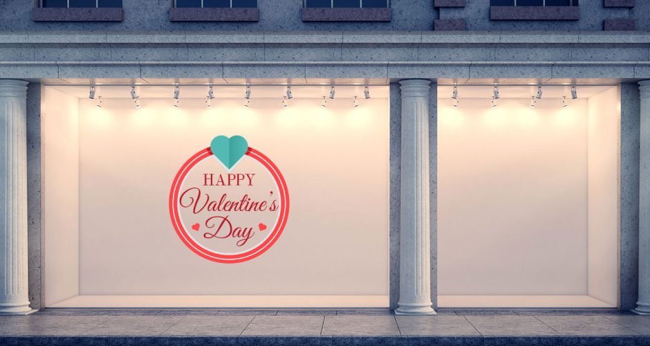 Αγίου Βαλεντίνου - Κύκλος με καρδιές - Happy Valentine's Day