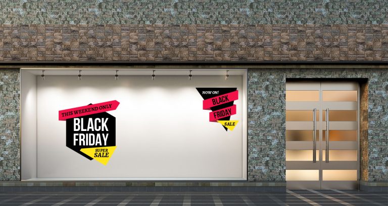 Black Friday - Σετ Black Friday Sale – Αυτοκόλλητο Βιτρίνας — εικόνα 1 από 5