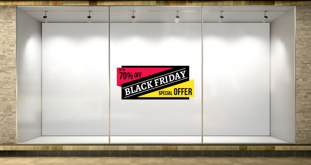 Black Friday - Black Friday Προσφορές Special Offer – Αυτοκόλλητο Βιτρίνας — εικόνα 1 από 4