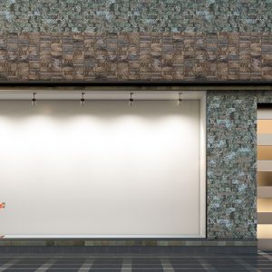 Αυτοκόλλητα καταστημάτων - "Φθινοπωρινή Σύνθεση με Δέντρο και Άνθρωπο με Καφέ" ☕🍂 – Αυτοκόλλητο Βιτρίνας — εικόνα 1 από 4