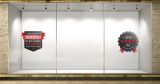 Αυτοκόλλητο Βιτρίνας Καταστημάτων - Black Friday Retro με δικό σας ποσοστό — εικόνα 3 από 5