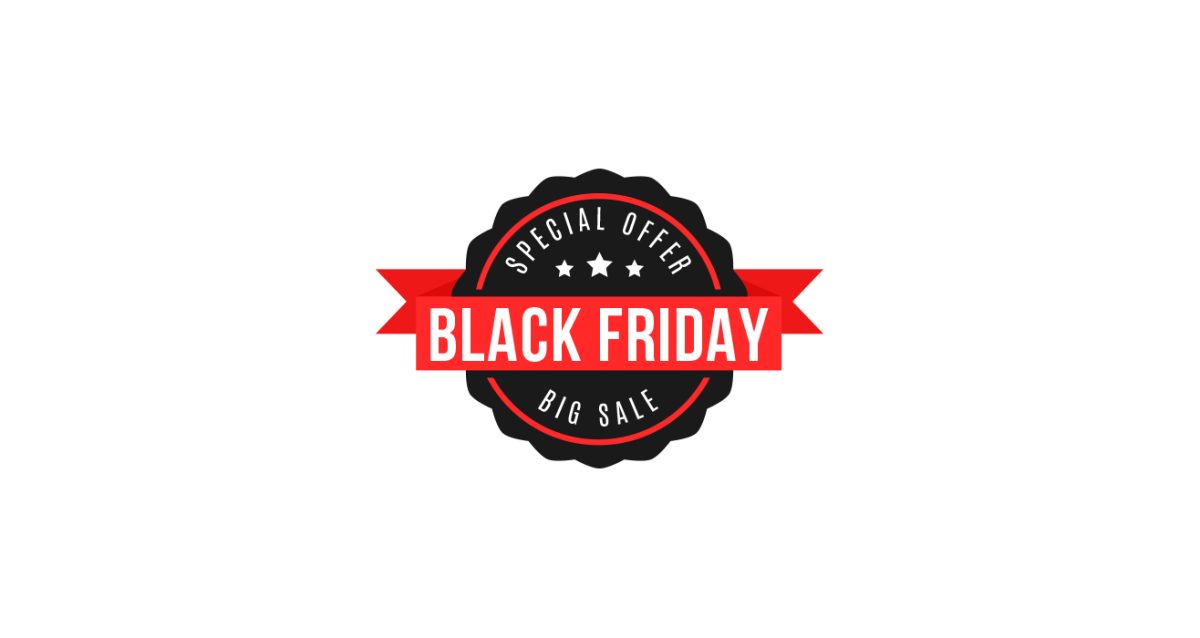 Αυτοκόλλητο Βιτρίνας Καταστημάτων - Black Friday Προσφορές με κόκκινη κορδέλα — εικόνα 4 από 4