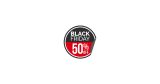 Black Friday - Black Friday Προσφορές Με Διπλωμένη Άκρη & Δικό Σας Ποσοστό – Αυτοκόλλητο Βιτρίνας — εικόνα 4 από 4