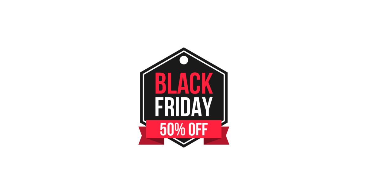 Αυτοκόλλητο Βιτρίνας Καταστημάτων - Black Friday ετικέτα με δικό σας ποσοστό — εικόνα 4 από 4