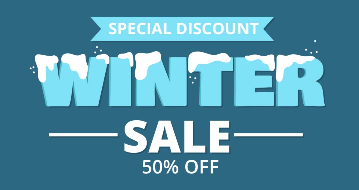 "Winter Sales Snowy Letters" - Αυτοκόλλητο Βιτρίνας με Χιονισμένα Γράμματα ❄️📝 — εικόνα 4 από 4