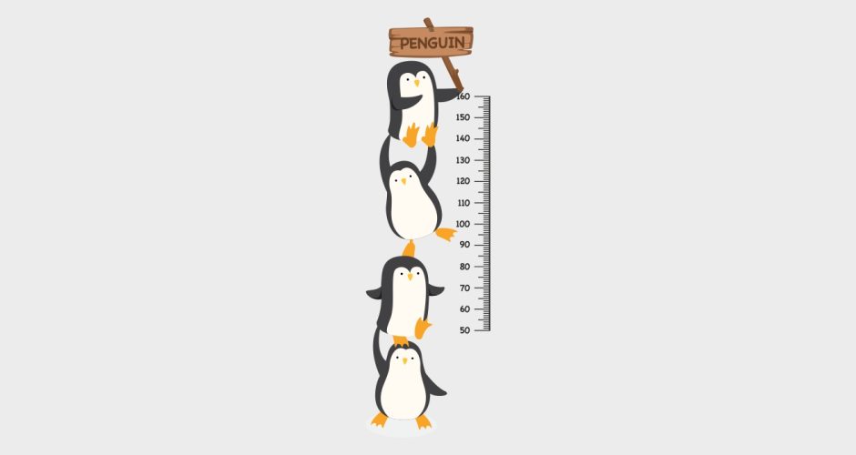 Selected products - Μετρητής ύψους με πιγκουίνους