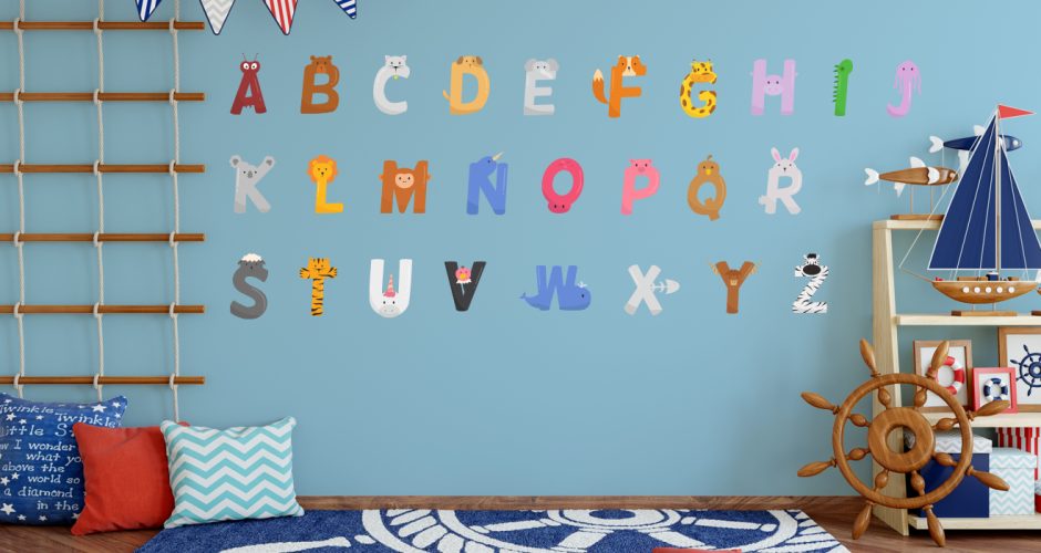 Selected products - Πολύχρωμο αλφάβητο με γράμματα σε σχήματα από ζωάκια