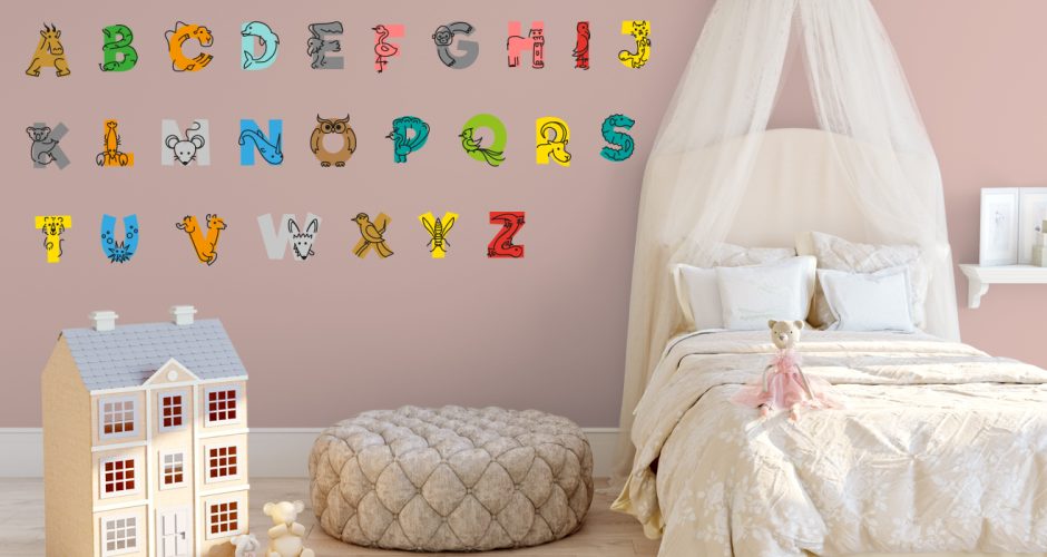 Selected products - Πολύχρωμο αλφάβητο με σχέδια από ζωάκια