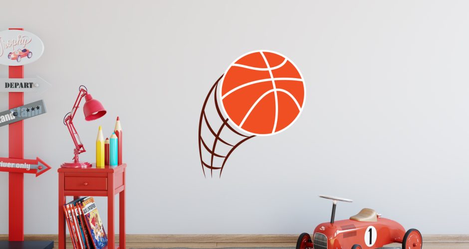 Αυτοκόλλητα Τοίχου - Μπάλα του μπάσκετ