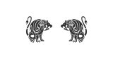 Tribal - Tribal θυμωμένα λιοντάρια — εικόνα 4 από 5