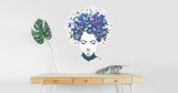 Αυτοκόλλητο Τοίχου "Butterfly Hair" — εικόνα 3 από 5