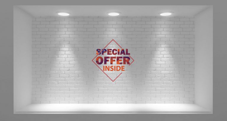Αυτοκόλλητα καταστημάτων - Special offer inside — εικόνα 1 από 5