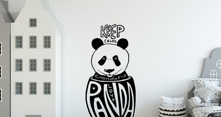 Νεανικό δωμάτιο - Keep Calm And Love Panda