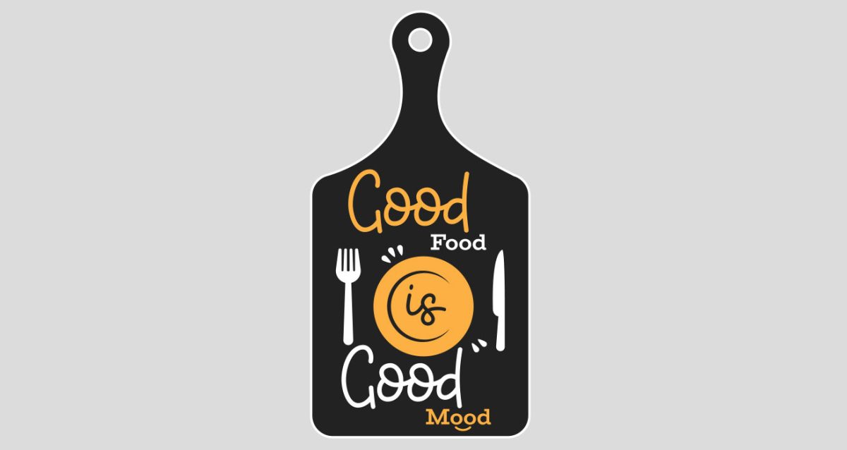 Αυτοκόλλητο Τοίχου "Good Food is Good Mood" — εικόνα 5 από 5