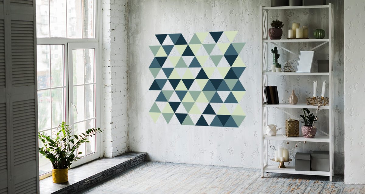 Geometric triangle pattern — εικόνα 2 από 5