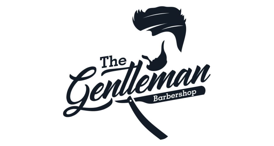 Αυτοκόλλητα καταστημάτων - Gentleman barbershop