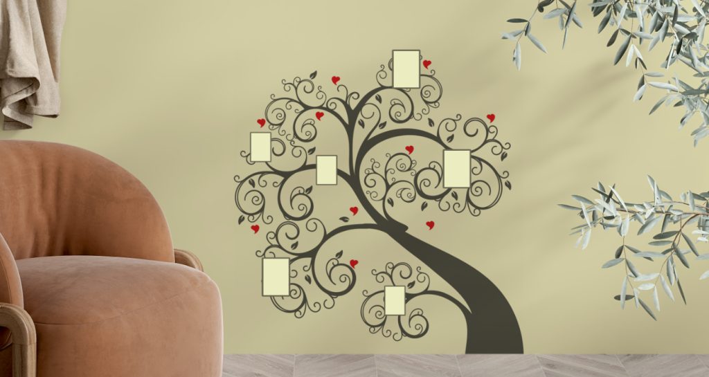 Αυτοκόλλητα Τοίχου - Family tree (Οικογενειακό δέντρο) — εικόνα 1 από 7