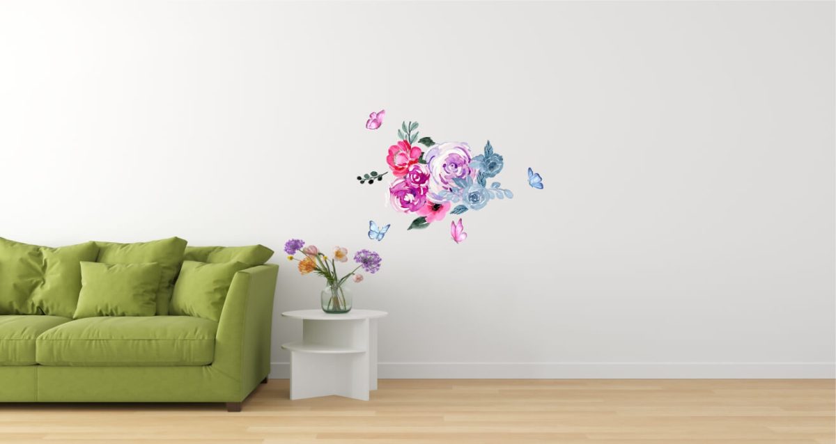 λουλούδια με πεταλούδες  (flowers with butterflies) — εικόνα 2 από 5