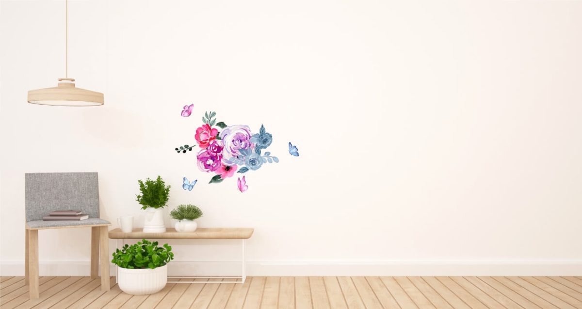 λουλούδια με πεταλούδες  (flowers with butterflies) — εικόνα 3 από 5