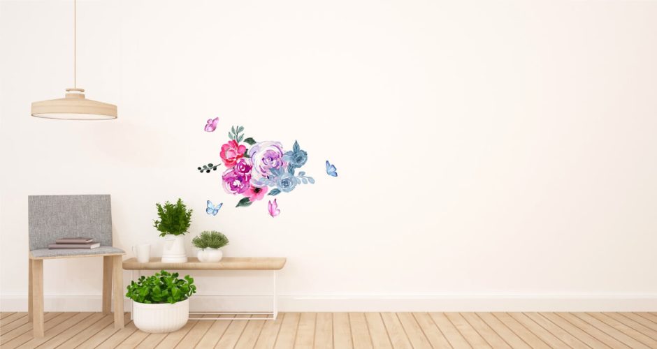Floral - λουλούδια με πεταλούδες  (flowers with butterflies)