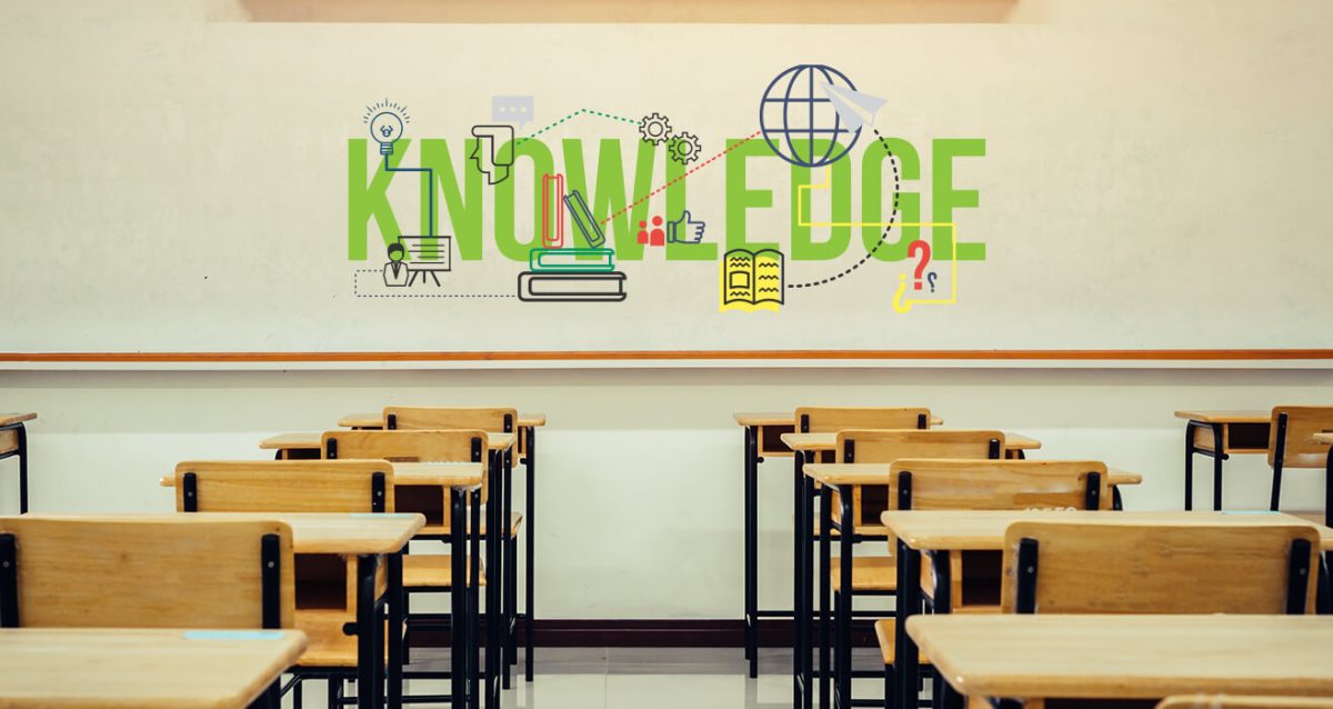 Αυτοκόλλητο Τοίχου "Knowledge" — εικόνα 1 από 5