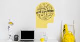 Αυτοκόλλητο Τοίχου "Never Stop Learning" — εικόνα 2 από 5