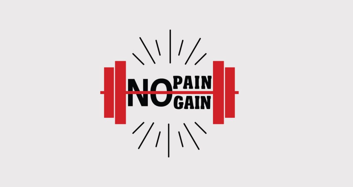 Αυτοκόλλητο Τοίχου "No Pain, No Gain" — εικόνα 5 από 6