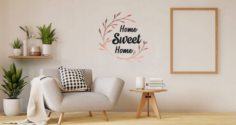 Αυτοκόλλητα Τοίχου - Home sweet home — εικόνα 1 από 5