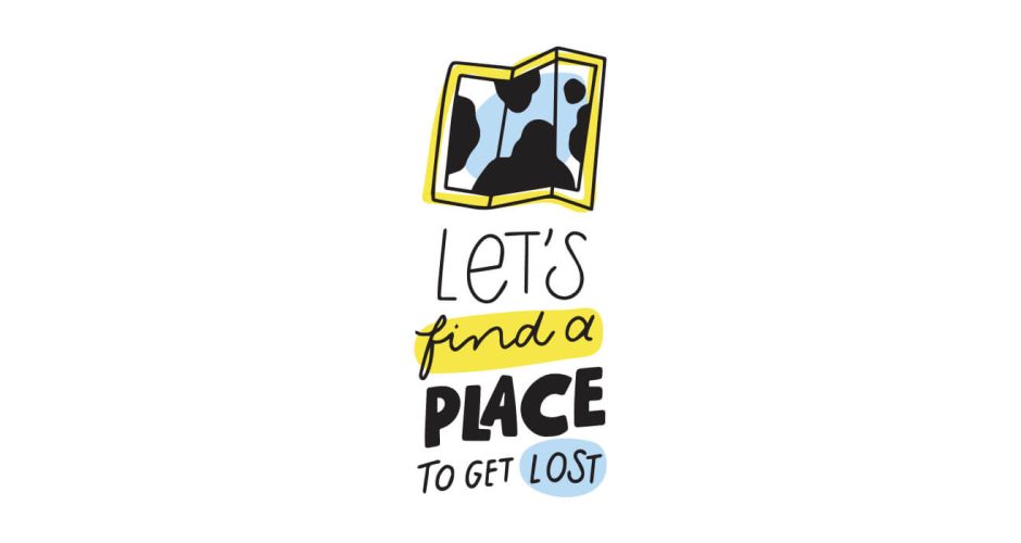 Αυτοκόλλητα Τοίχου - Let's find a place