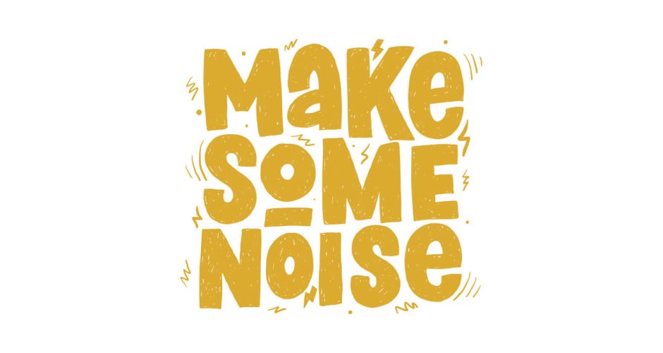 Αυτοκόλλητα Τοίχου - Make some noise