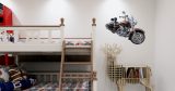 Εντυπωσιακη σιλουέτα παλιάς μοτοσυκλετας — εικόνα 2 από 5