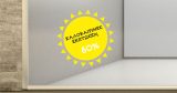 Αυτοκόλλητα καταστημάτων - "Summer Sale Circle" - Αυτοκόλλητο Βιτρίνας για Καλοκαιρινές Εκπτώσεις ☀️⭕ — εικόνα 2 από 4