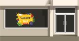 Αυτοκόλλητα καταστημάτων - "Summer Sale Custom Percent" - Αυτοκόλλητο Βιτρίνας για Καλοκαιρινές Εκπτώσεις ☀️🛍️ — εικόνα 2 από 5