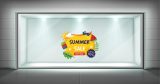 Αυτοκόλλητα καταστημάτων - "Summer Sale Custom Percent" - Αυτοκόλλητο Βιτρίνας για Καλοκαιρινές Εκπτώσεις ☀️🛍️ — εικόνα 1 από 5