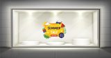 Αυτοκόλλητα καταστημάτων - "Summer Sale Custom Percent" - Αυτοκόλλητο Βιτρίνας για Καλοκαιρινές Εκπτώσεις ☀️🛍️ — εικόνα 4 από 5