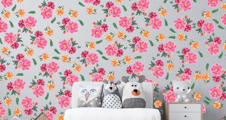 Floral - Λουλούδια και φύλλα σε όμορφα χρώματα — εικόνα 1 από 3