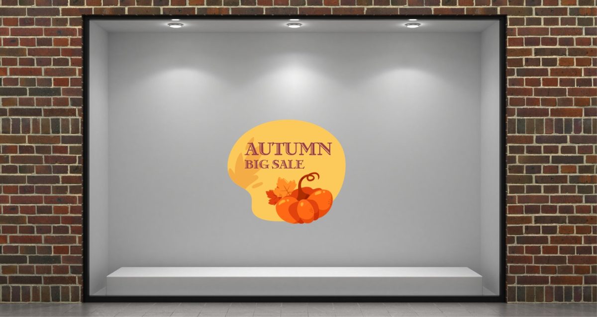 "Autumn Big Sale" - Αυτοκόλλητο Βιτρίνας για Φθινοπωρινές Εκπτώσεις 🍁🔥 — εικόνα 1 από 4