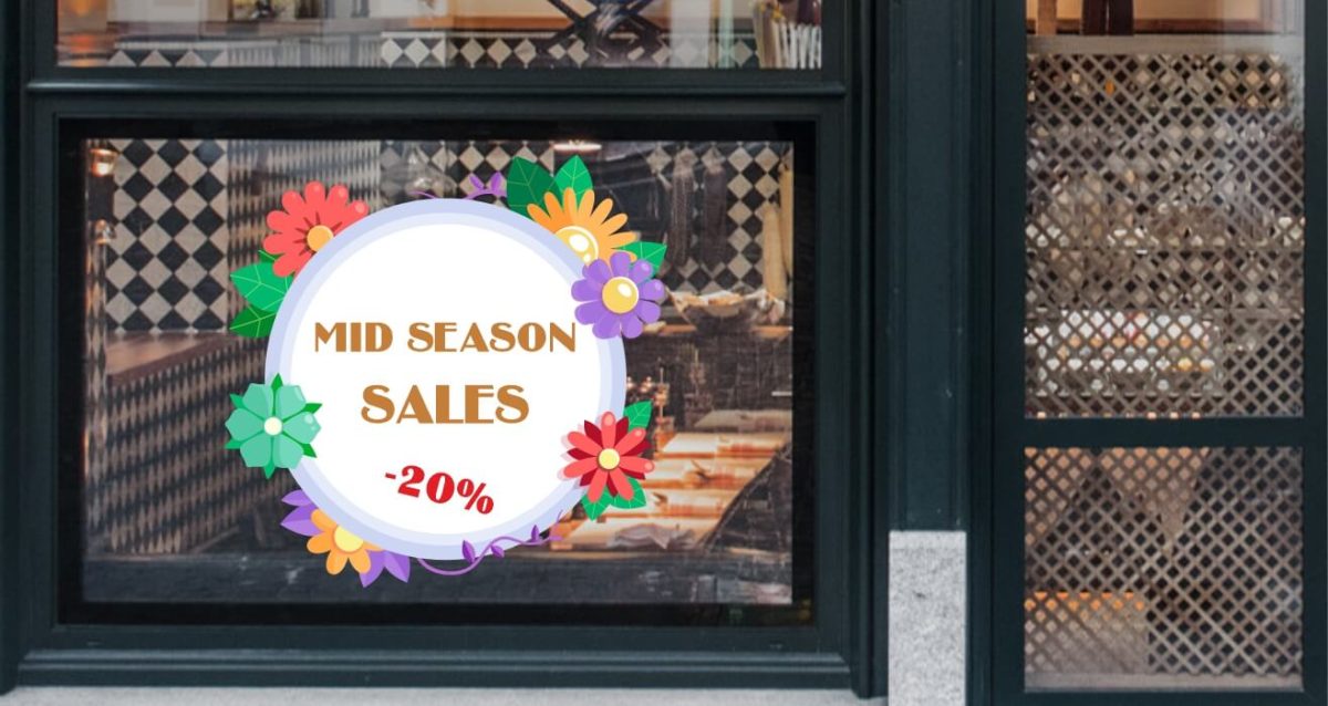 Mid Season Sales: Λουλούδια και εκπτώσεις που ανθίζουν στη βιτρίνα σας! 🌸💸✨ — εικόνα 1 από 4
