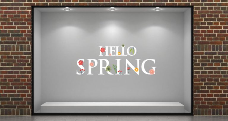 Ανοιξιάτικη βιτρίνα - Hello Spring: Λουλούδια και ανανέωση στη βιτρίνα σας! 🌸🌿✨ — εικόνα 1 από 4
