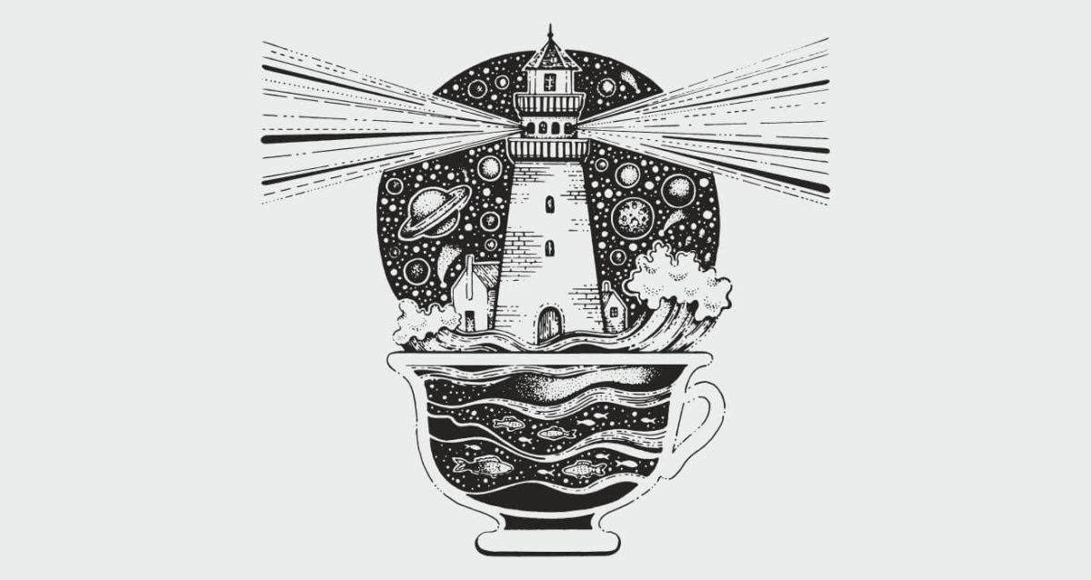 Αυτοκόλλητο Τοίχου Lighthouse Coffee Cup — εικόνα 4 από 4