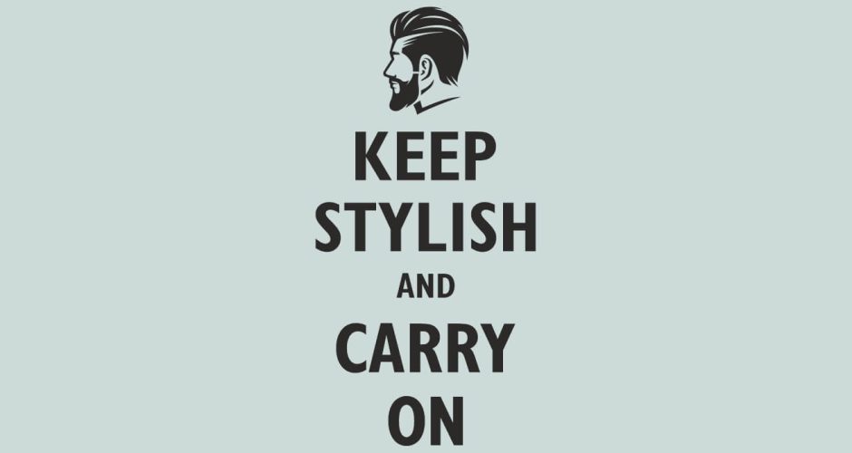 Αυτοκόλλητα καταστημάτων - Keep stylish and carry on