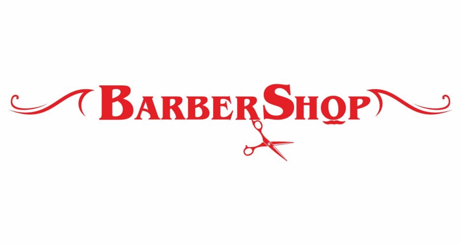Αυτοκόλλητα καταστημάτων - Barbershop