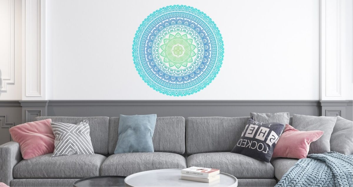 Αυτοκόλλητο τοίχου - Boho Chic Mandala — εικόνα 3 από 4