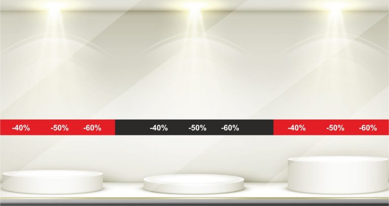 Black Friday - "Custom Border Discount Strip" - Αυτοκόλλητο Βινύλιο με Μπορντούρα και Προσαρμόσιμα Ποσοστά 📏🛒 — εικόνα 1 από 3