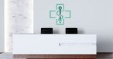 Αυτοκόλλητο Τοίχου "Pharmaceutical Cross" — εικόνα 2 από 4