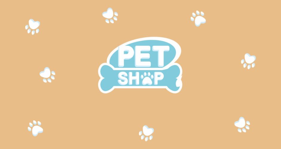 Αυτοκόλλητα καταστημάτων - Pet shop footprints